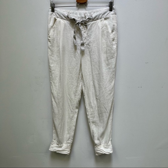 Free People Linen Blend Pants - Picture 1 of 11